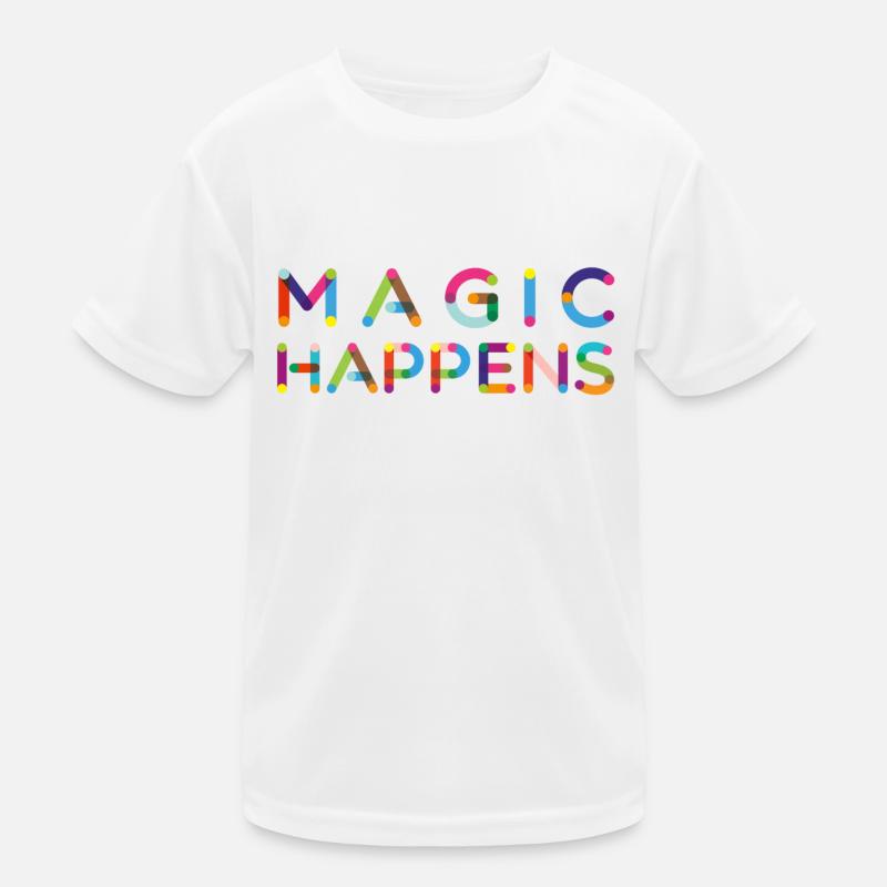 Magic happens T-shirt sport Enfant