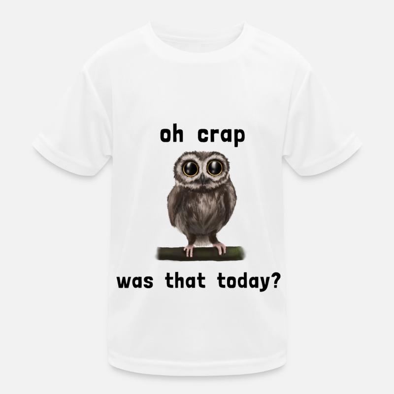 Uhu Eule - forgetful Kinder Funktions-T-Shirt