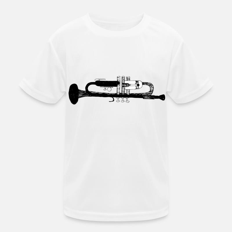 Trompete Kinder Funktions-T-Shirt