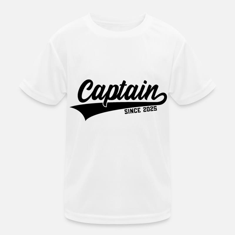 CAPTAIN CAPTAIN 2025 Kids Functional T-Shirt