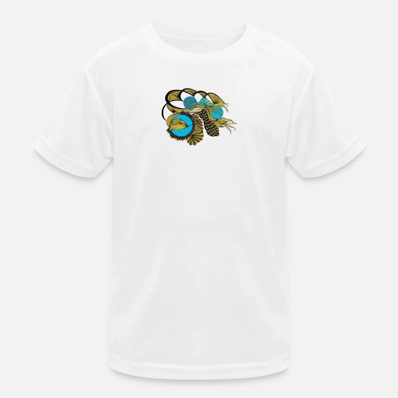 Koï doré avec cercles bleus T-shirt sport Enfant