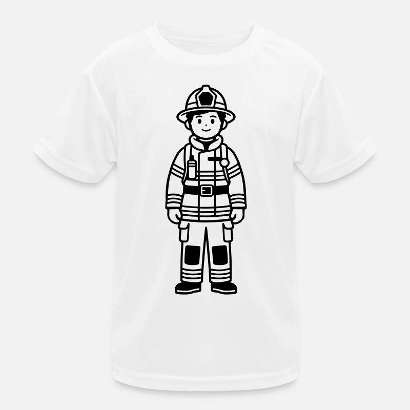 fire brigade Kids Functional T-Shirt