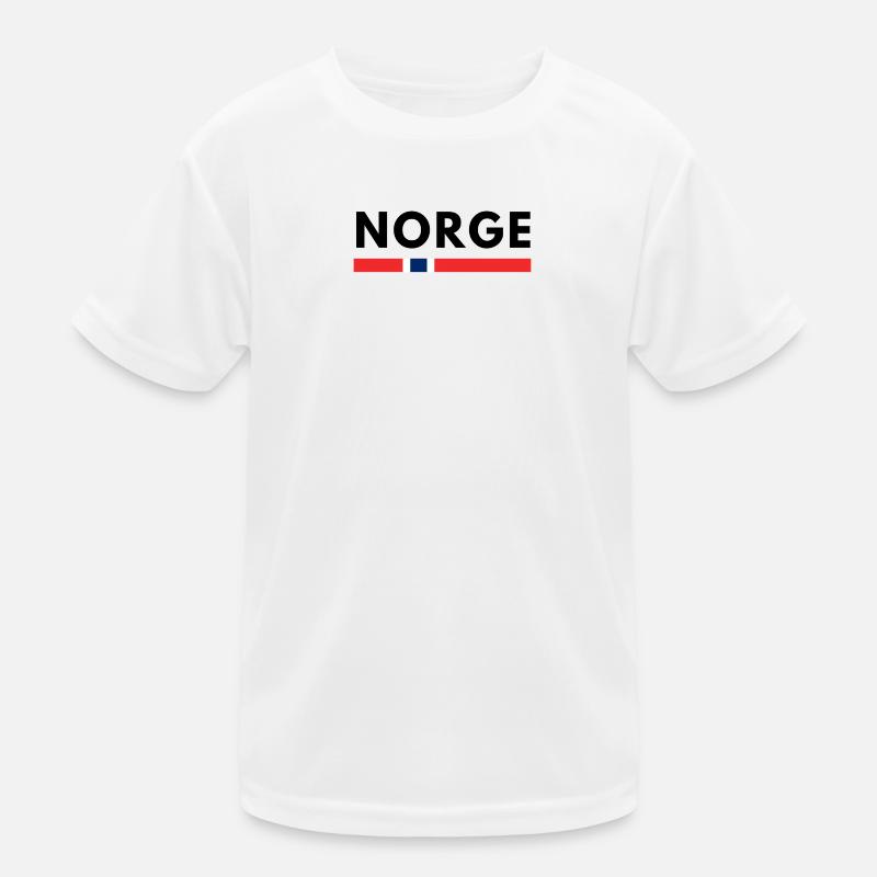 Norwegen Kinder Funktions-T-Shirt