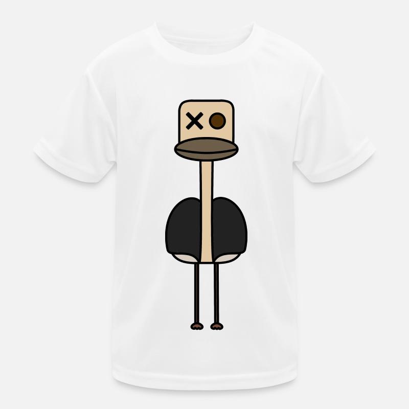 Autruche T-shirt sport Enfant