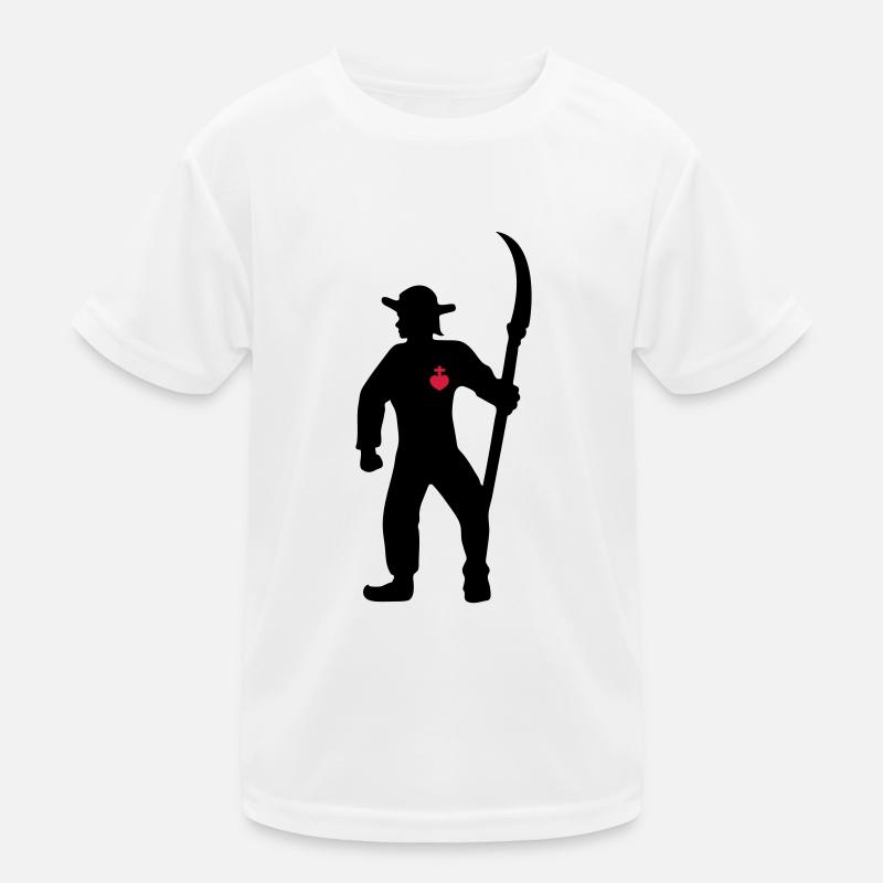dessin chouan de Vendée symbole vendéen T-shirt sport Enfant