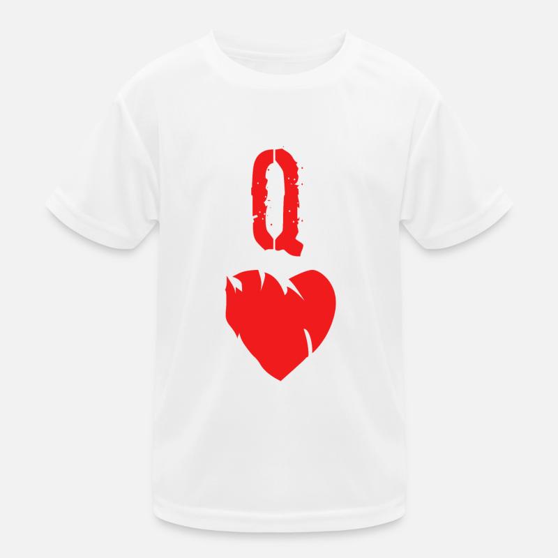 Queen heart Kids Functional T-Shirt