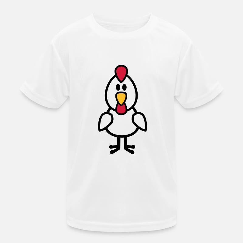 Huhn Kinder Funktions-T-Shirt