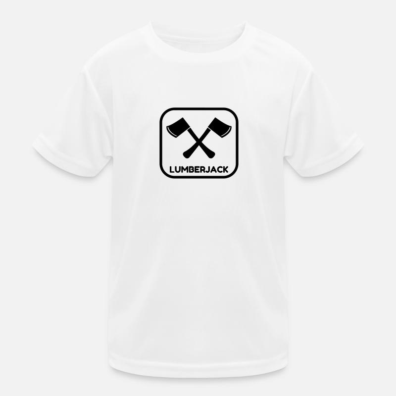 bûcheron / forêt / arbre / bois T-shirt sport Enfant