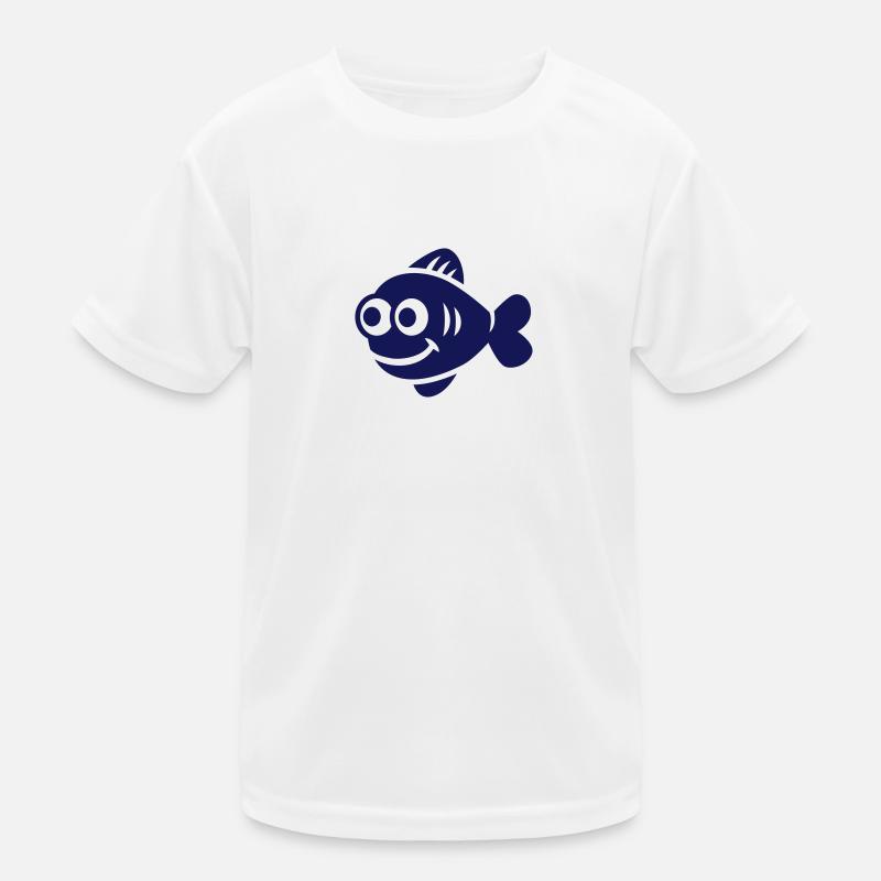 Fisch Kinder Funktions-T-Shirt