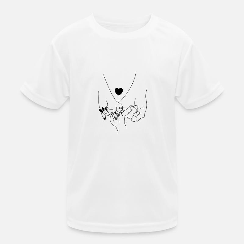 Mains T-shirt sport Enfant
