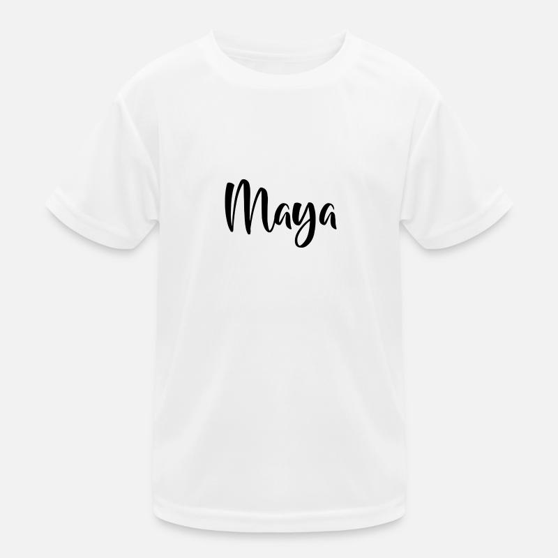 Name - Maya Kinder Funktions-T-Shirt