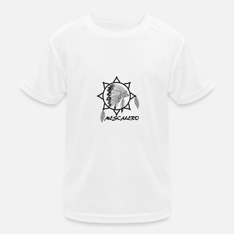 Mescalero Apache Indians Kids Functional T-Shirt