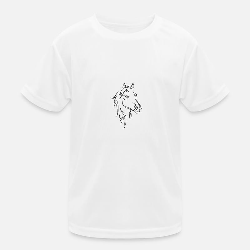 Horse head Kids Functional T-Shirt