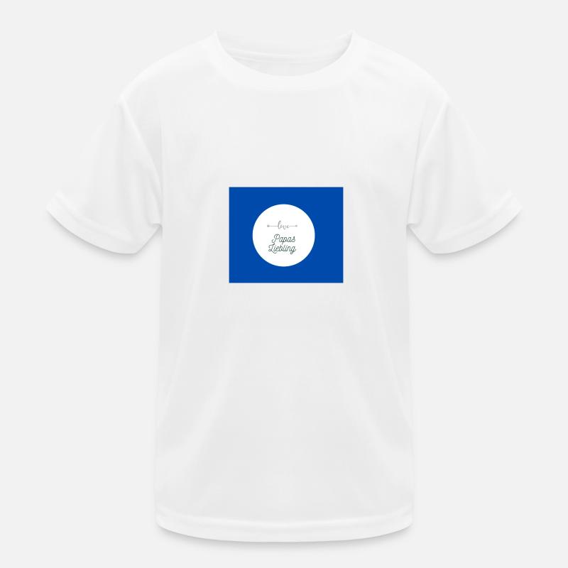 Papas Liebling Kinder Funktions-T-Shirt