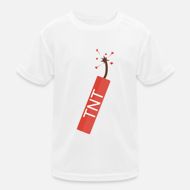 TNT Dynamit Stange Kinder Funktions-T-Shirt