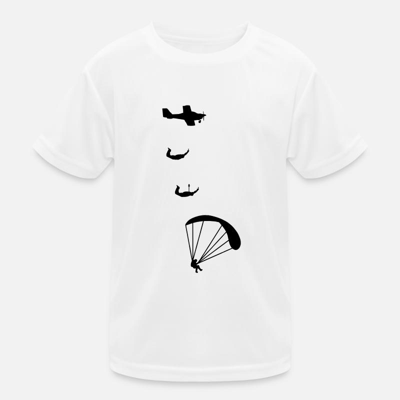 fallschirm Kinder Funktions-T-Shirt
