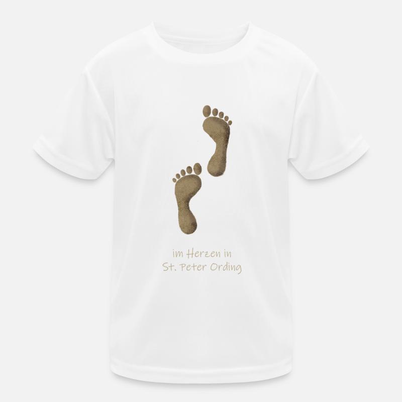 St Peter Ording Kinder Funktions-T-Shirt