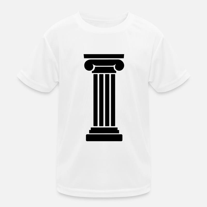 Greek Column Kids Functional T-Shirt