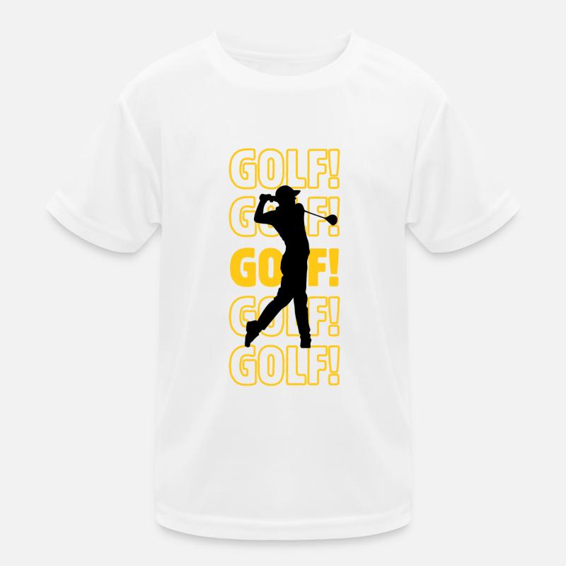 Golf golf Golf Kinder Funktions-T-Shirt
