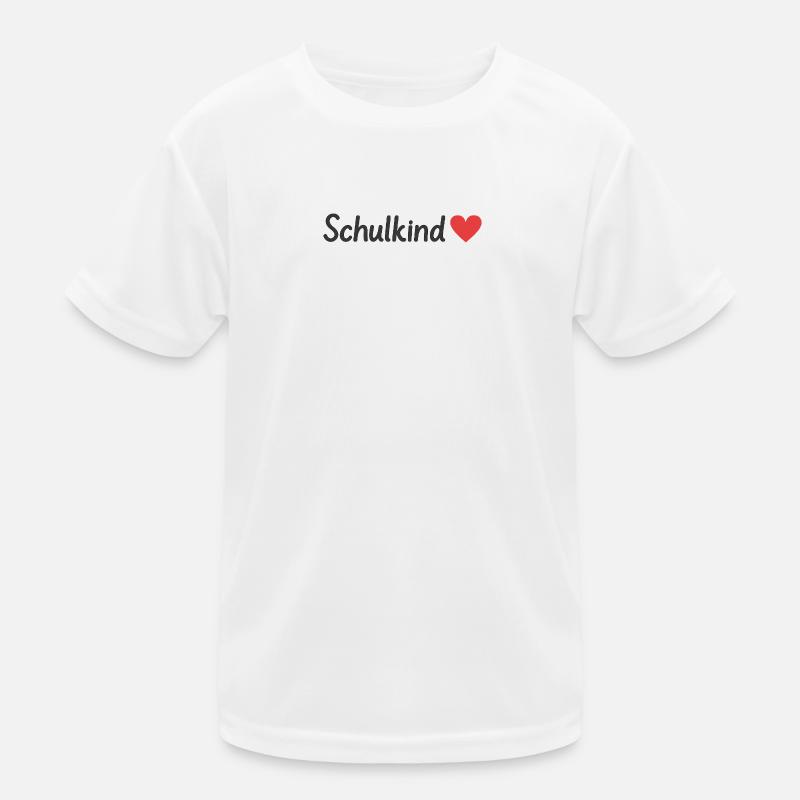 Schulkind Kinder Funktions-T-Shirt