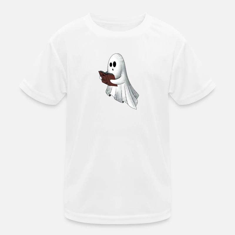 Geist - Kinder Funktions-T-Shirt - Weiß