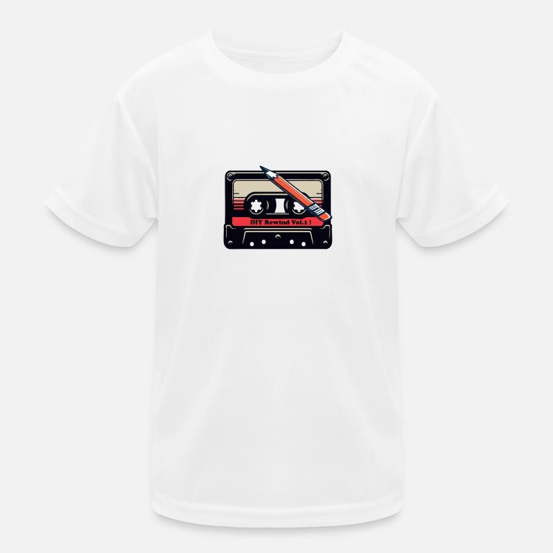 DIYK7 - Kids Functional T-Shirt - white