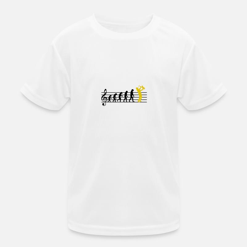 Saxophon Jazz Evolution Saxofon Klassik Musiker Kinder Funktions-T-Shirt