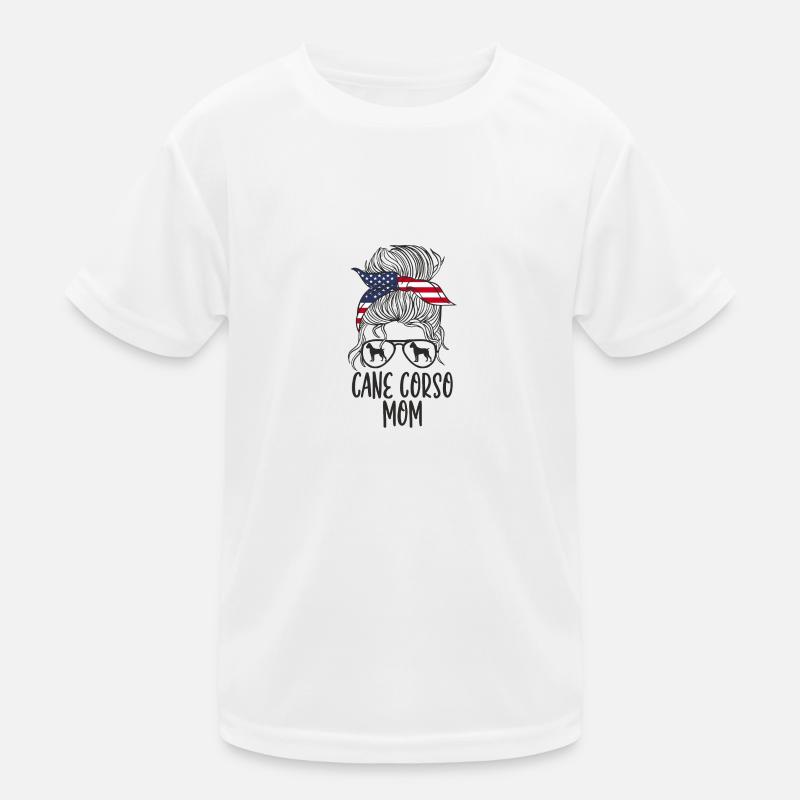 Cane Corso Maman T-shirt sport Enfant