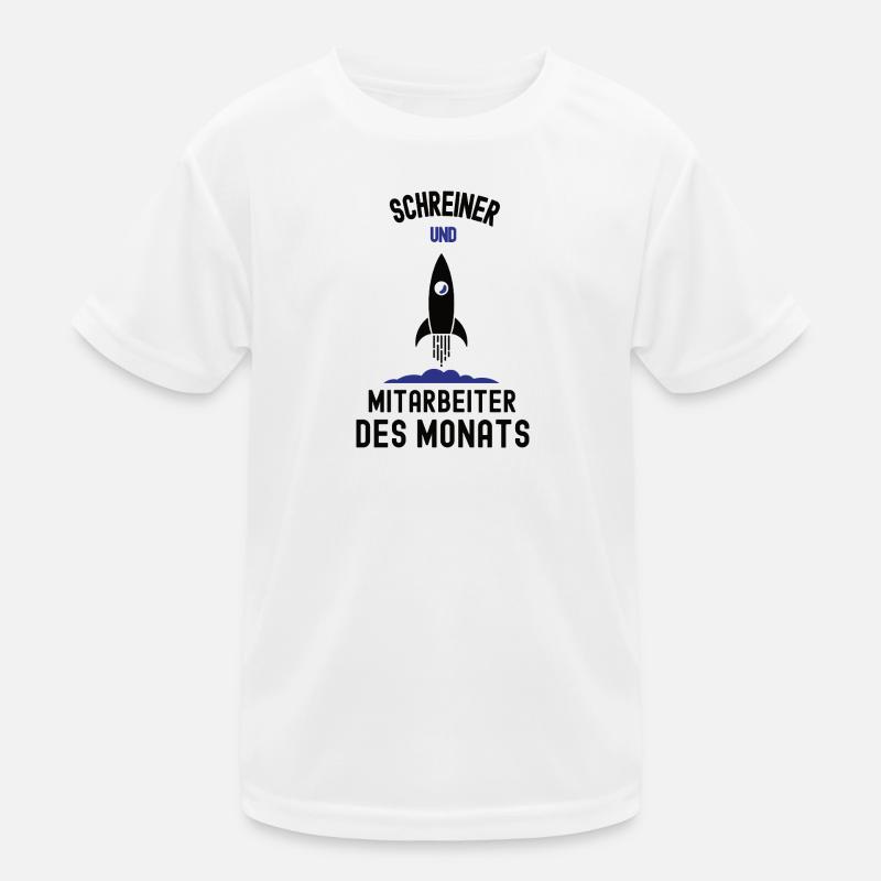 Mitarbeiter des Monats Schreiner Bester Mann Danke Kinder Funktions-T-Shirt