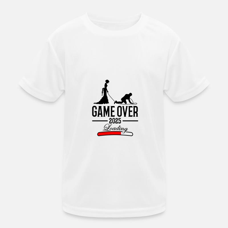Wedding Loading 2025 Game Over T-shirt sport Enfant