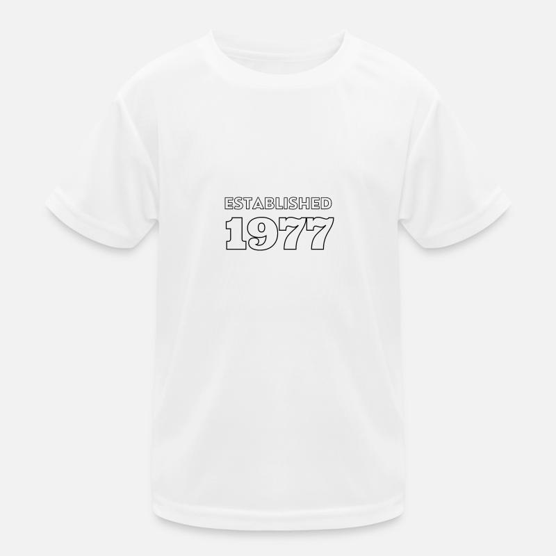 Established 1977 Kids Functional T-Shirt