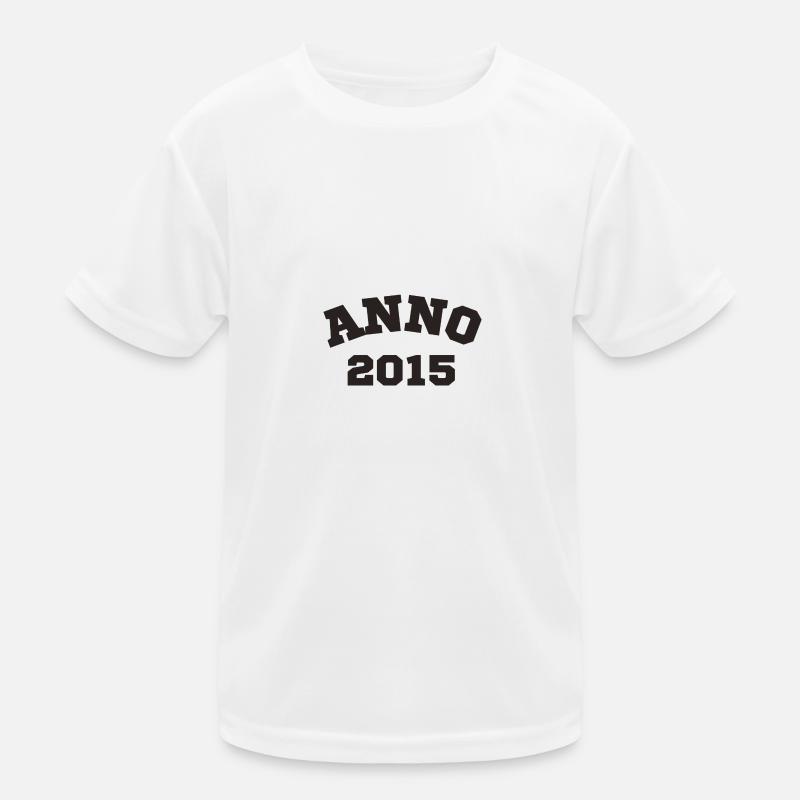 Anno 2015 Anniversaire Année de naissance T-shirt sport Enfant