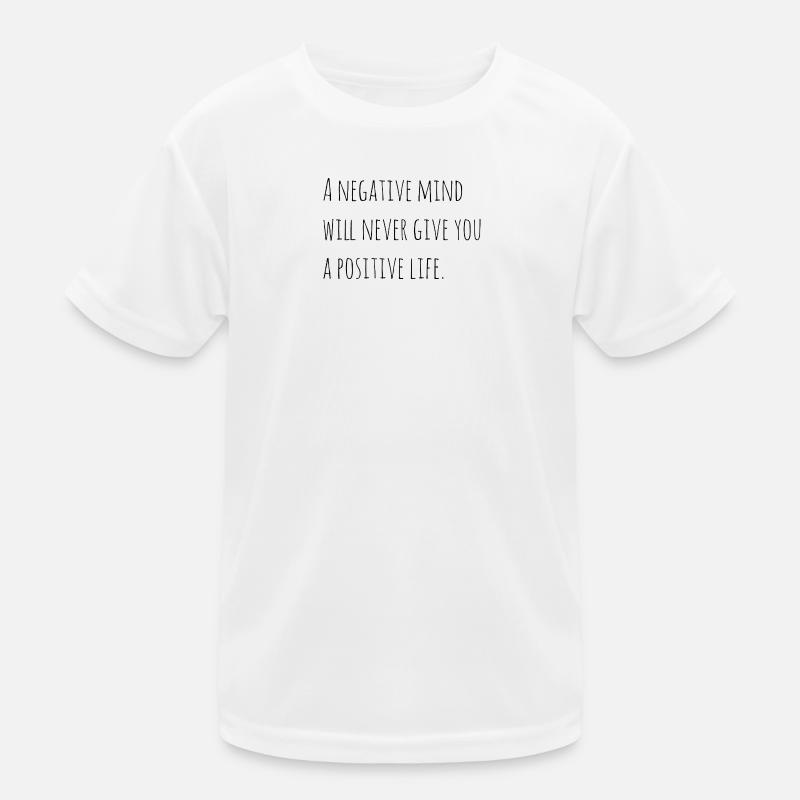 Dicton motivationnel anglais T-shirt sport Enfant