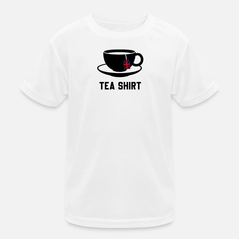 Tea Shirt – Calm Teacup Pun Kids Functional T-Shirt
