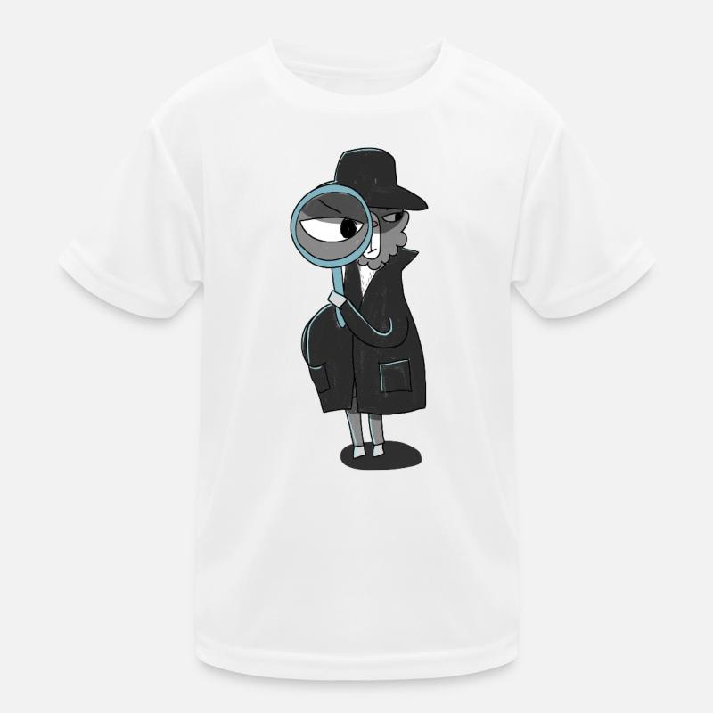 Détective lama à la loupe T-shirt sport Enfant
