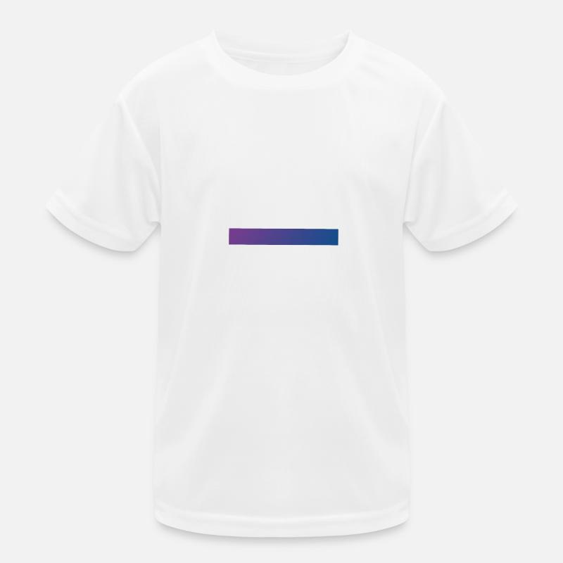 Gradient Purple & Blue Kids Functional T-Shirt
