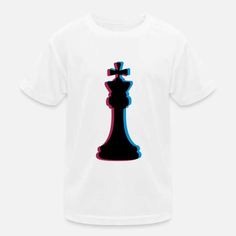 3D Effect Chess Kids Functional T-Shirt