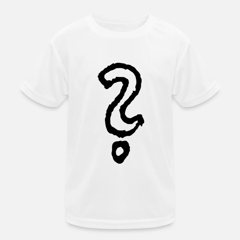 fragezeichen Kinder Funktions-T-Shirt