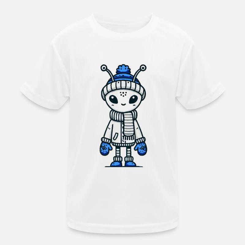 alien comic Kinder Funktions-T-Shirt
