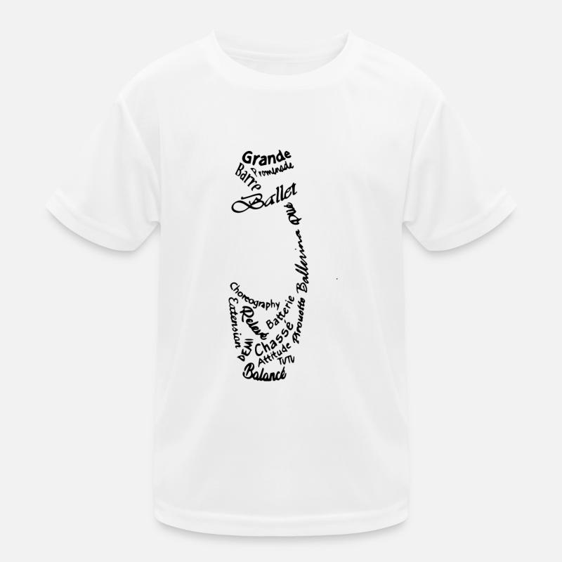 pointe mots T-shirt sport Enfant