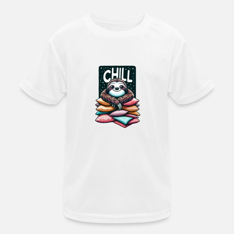 Chill Sloth Kids Functional T-Shirt
