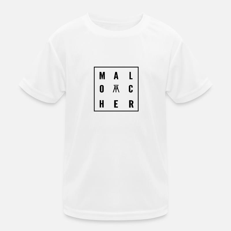 Malocher mit Förderturm Kinder Funktions-T-Shirt