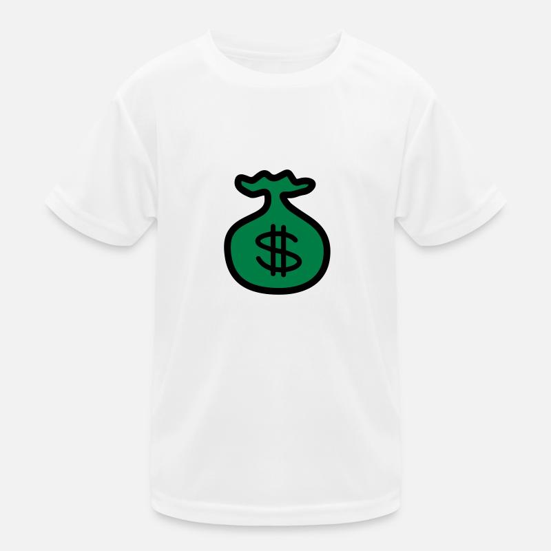 Dollar Argent Banque T-shirt sport Enfant