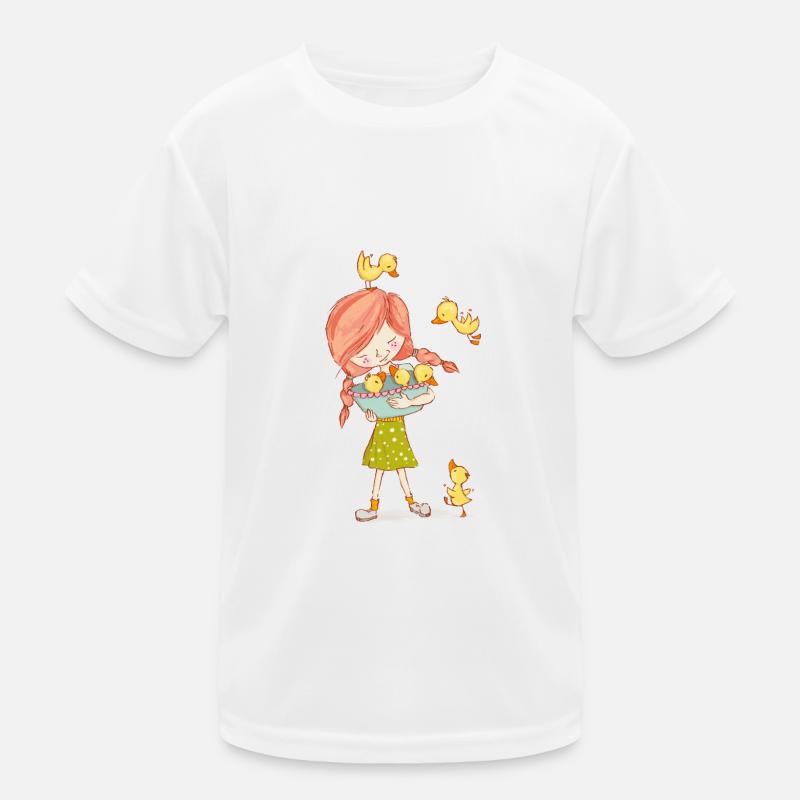 Fille de canard T-shirt sport Enfant