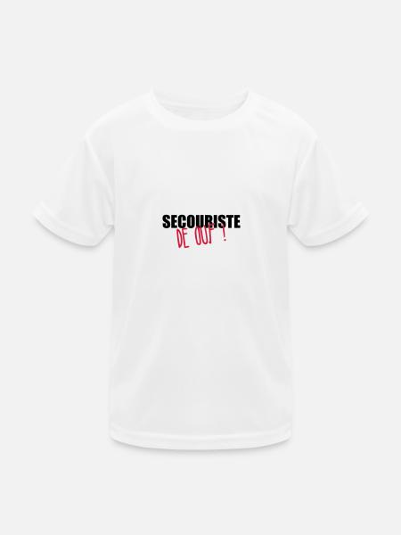 Erste Hilfe / Retter / Retterin / Arzt - Kinder Funktions-T-Shirt - Weiß - Vorne
