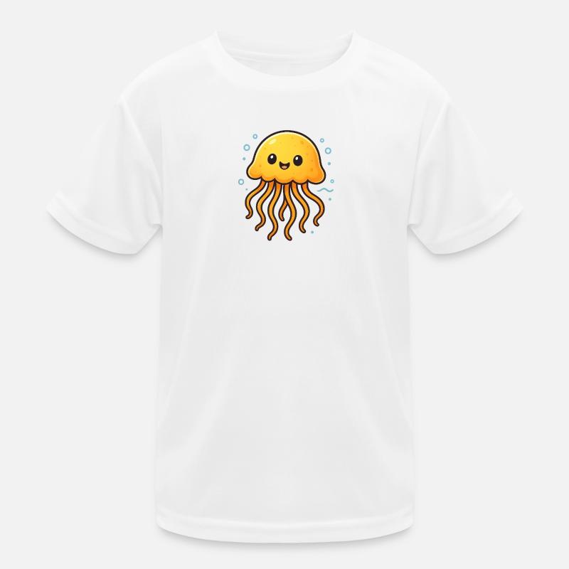 Illustration de méduse mignonne T-shirt sport Enfant