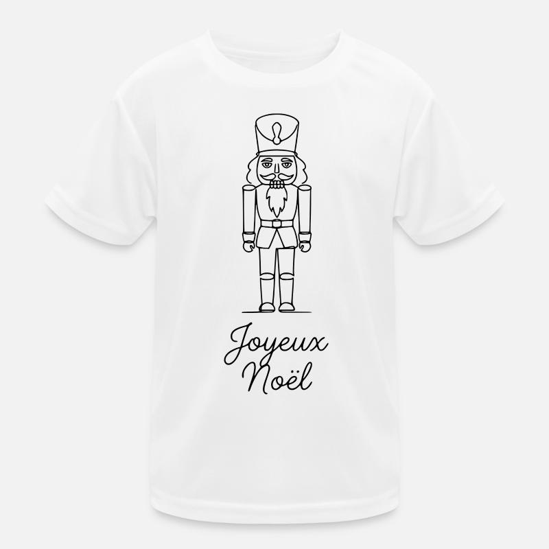 Joyeux Noel Christmas Nutcracker Kids Functional T-Shirt