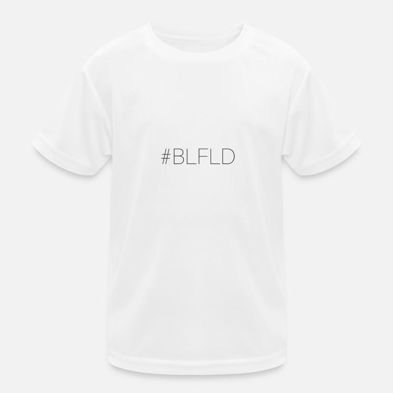 BLFLD Bielefeld - Kinder Funktions-T-Shirt - Weiß