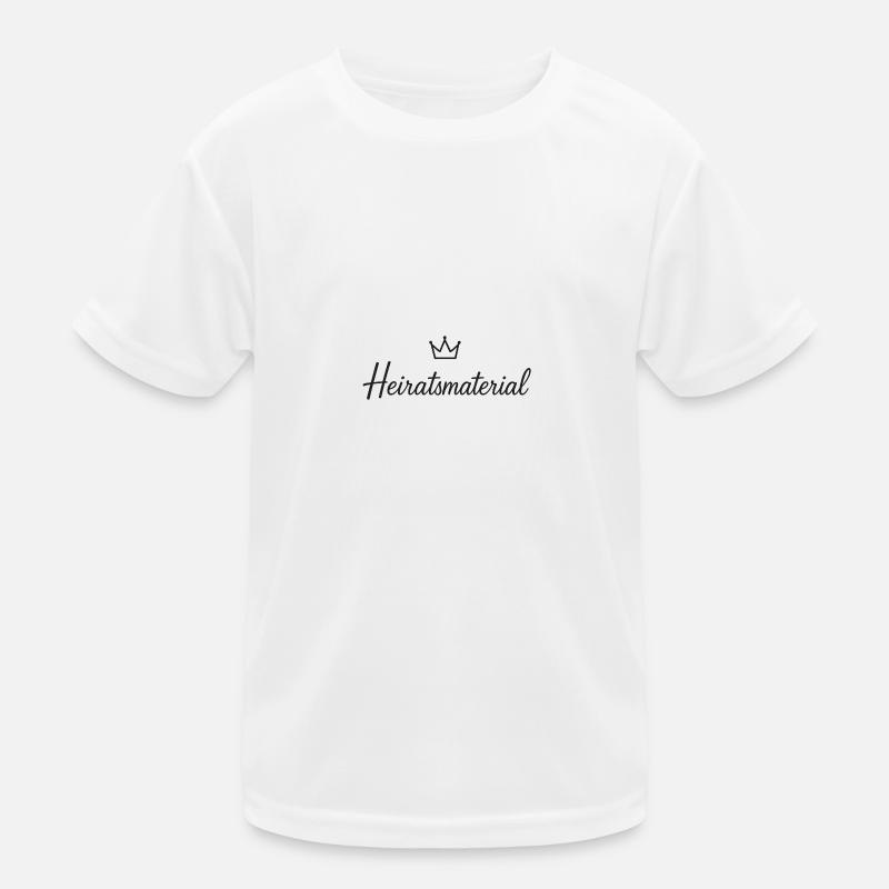 Heiratsmaterial – Minimalistisch & Modern Kinder Funktions-T-Shirt