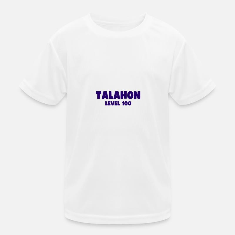 TALAHON Level 100, a real Talahon proof Kids Functional T-Shirt